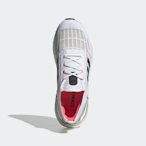 MEN\'S Adidas UltraBoost Summer.Rdy Running Shoes White Signal Pink FW9771 main image 6